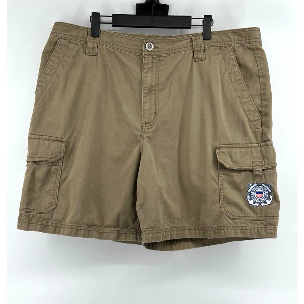 Columbia US Coast Guard Khaki Shorts Men's Size 40 Tan Cargo Utility Workwear